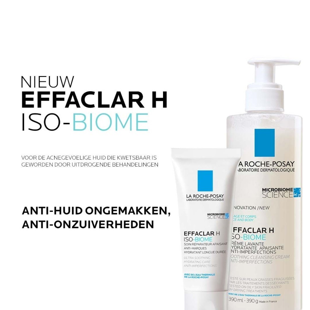 La Roche-Posay attīrošais krēms Effaclar H ISO-BIOME - 390 ml