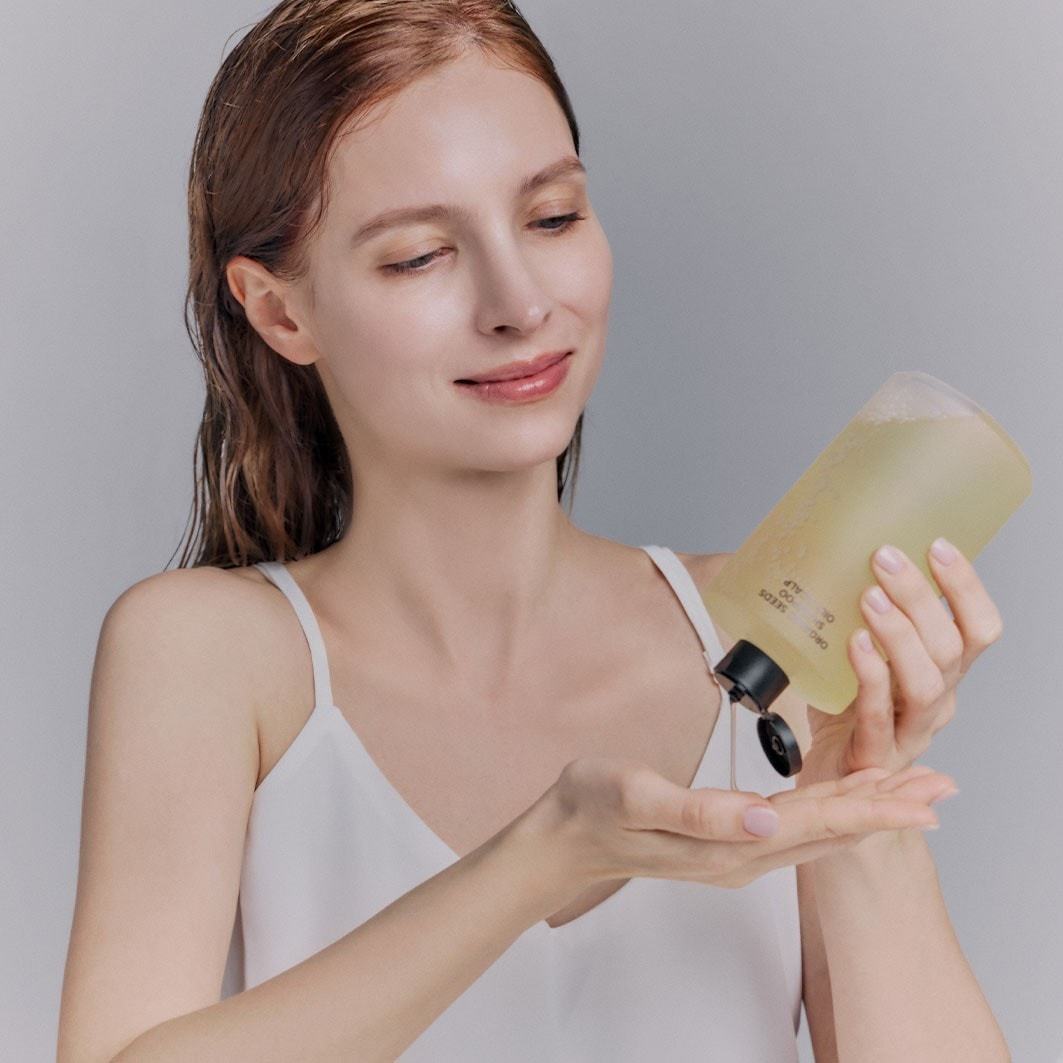 WHAMISA ekologiškas sėklų šampūnas riebiai galvos odai – 510 ml
