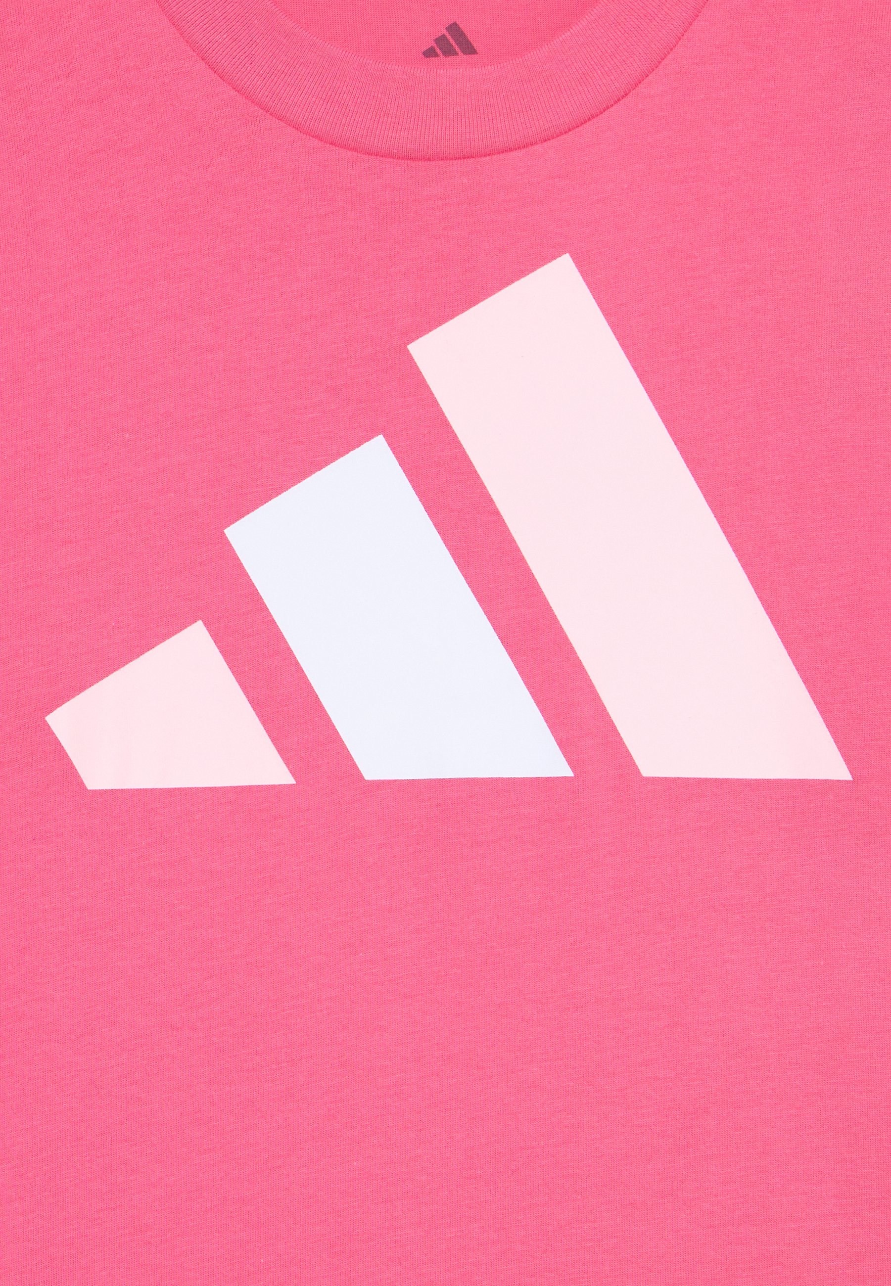 adidas Performance ESSENTIALS JUNIOR UNISEXE - T-shirt imprimé - rose fusion/rose clair/blanc