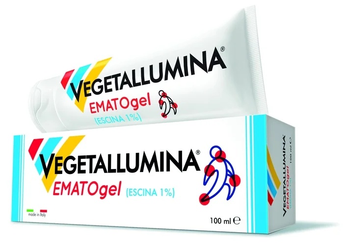VEGETALLUMINA Vegetallumin Escin 1% Schutzgel für Hämatome 100 ml