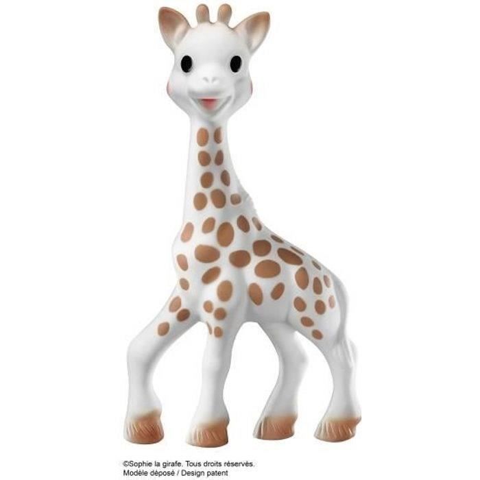 SOPHIE THE GIRAFFE with her gift box