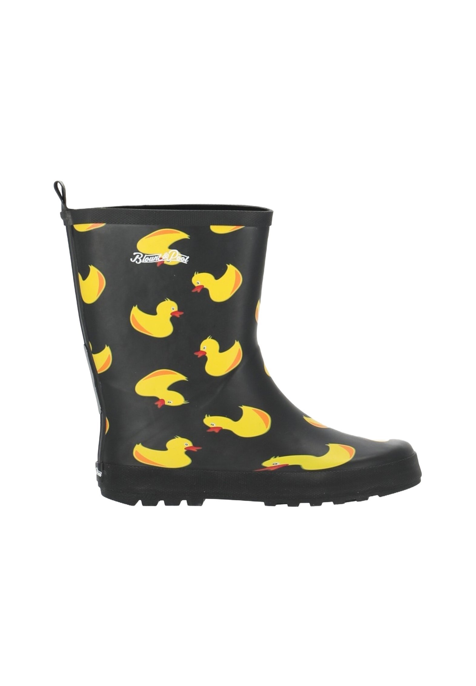 Blount & Pool DUCKLING - Wellies - anatra nera e gialla