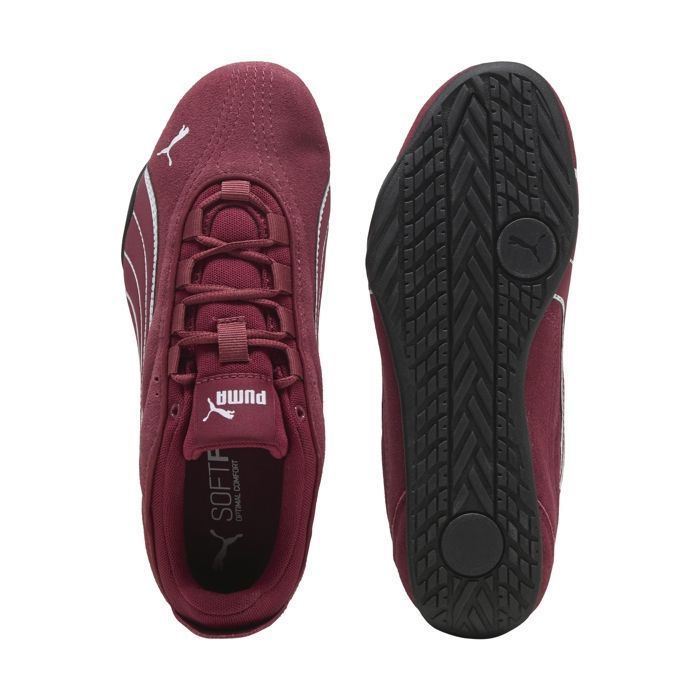 Basket Basse Cuir Puma Catch SD - Rouge Puma Blanc