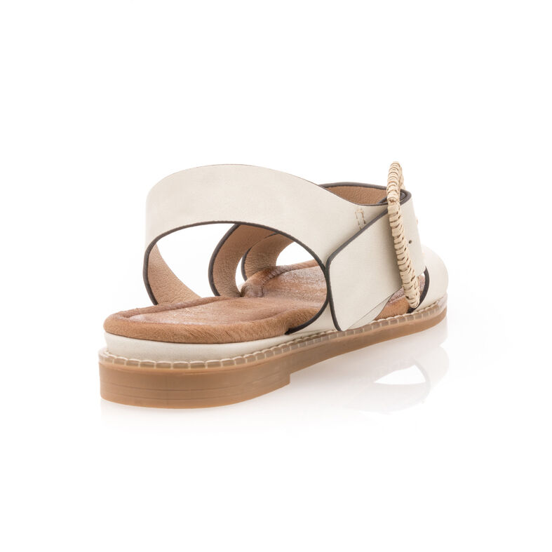 Beige sandaler / sko med åpen tå til dame