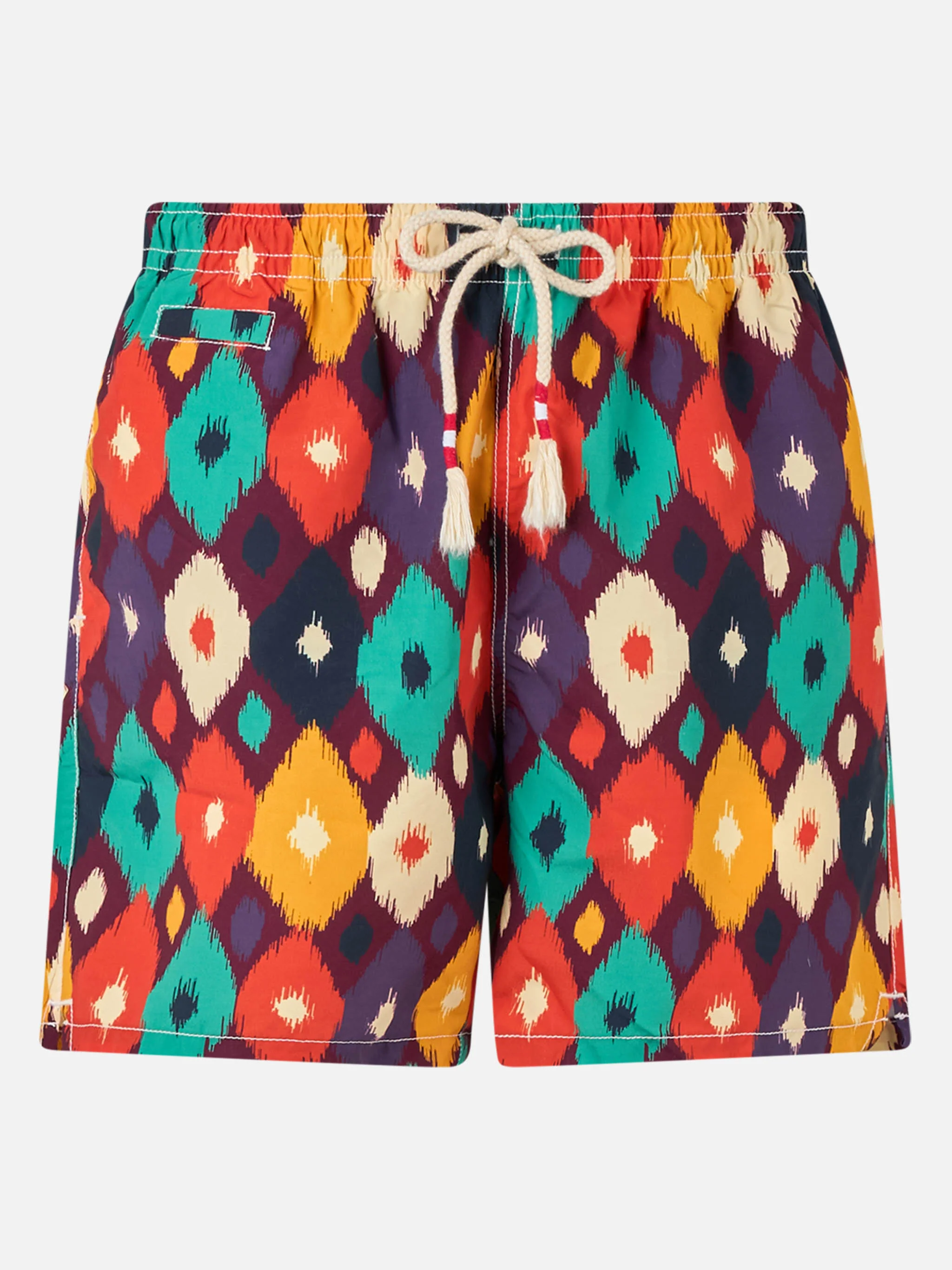 Heren Caprese Multicolor Ikat Mid-Length Zwempak