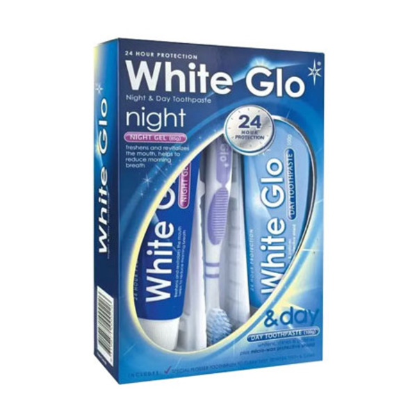 White Glo Night & Day Whitening Tannkrem