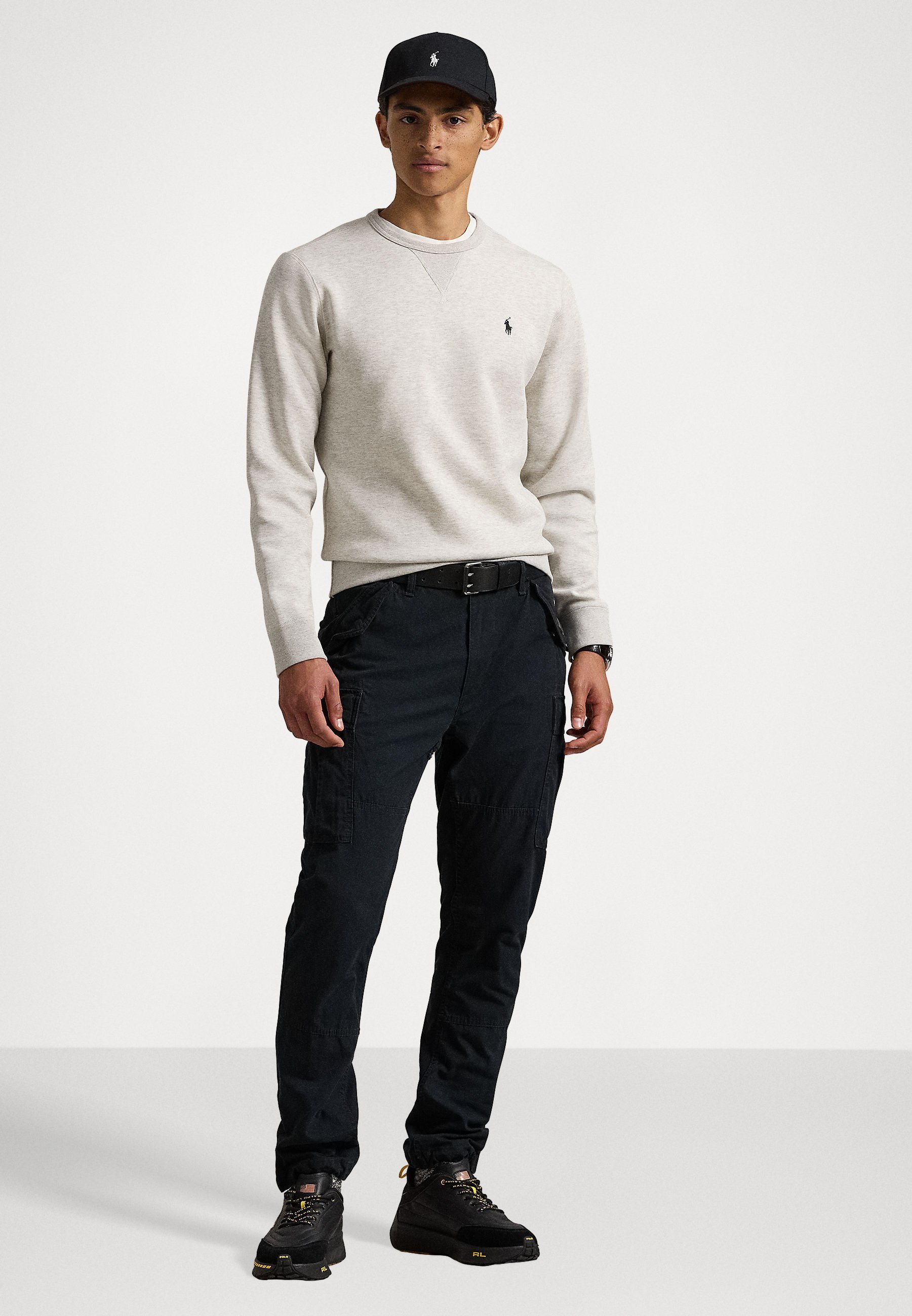 Polo Ralph Lauren Sweatshirt – hell meliert/schwarz