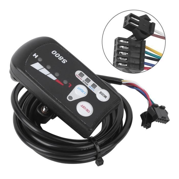 Hilliland LED Instrument Electric Bike Batteria al litio Computer Display LED S800 Schermo in bianco e nero