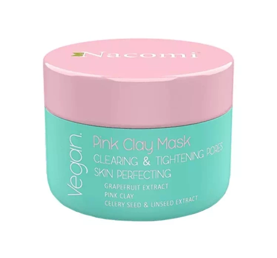 Nacomi Pink Clay Mask różowa maska oczyszczająco-ściągająca 50 ml
