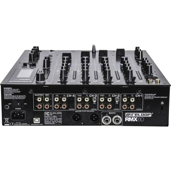Mesa de mistura digital Reloop RMX 60 para DJ