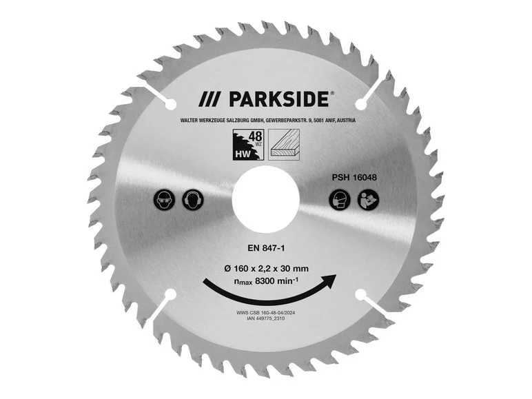 PARKSIDE®-pyörösahanterä