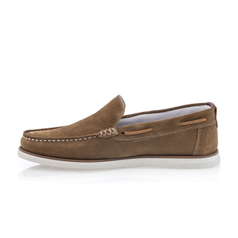 Miesten ruskeat loaferit/veneilykengät