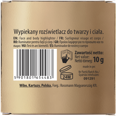 Rozjasňovač obličeje a těla Wibo Flawless Goddess 10 g 10 g