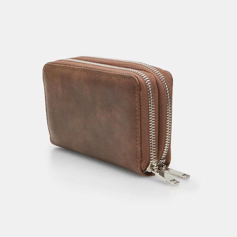 Portafoglio da donna con doppia zip