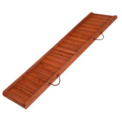 Rampe pour chiens en coulisses