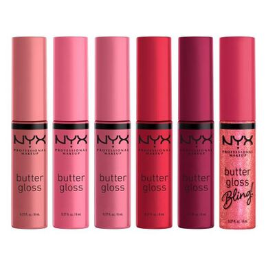 Nyx Professional Makeup Set Butter Gloss Pizza Box Home Alone Coffret Lips Pink Tones Limited Edition 1 st 1 st
