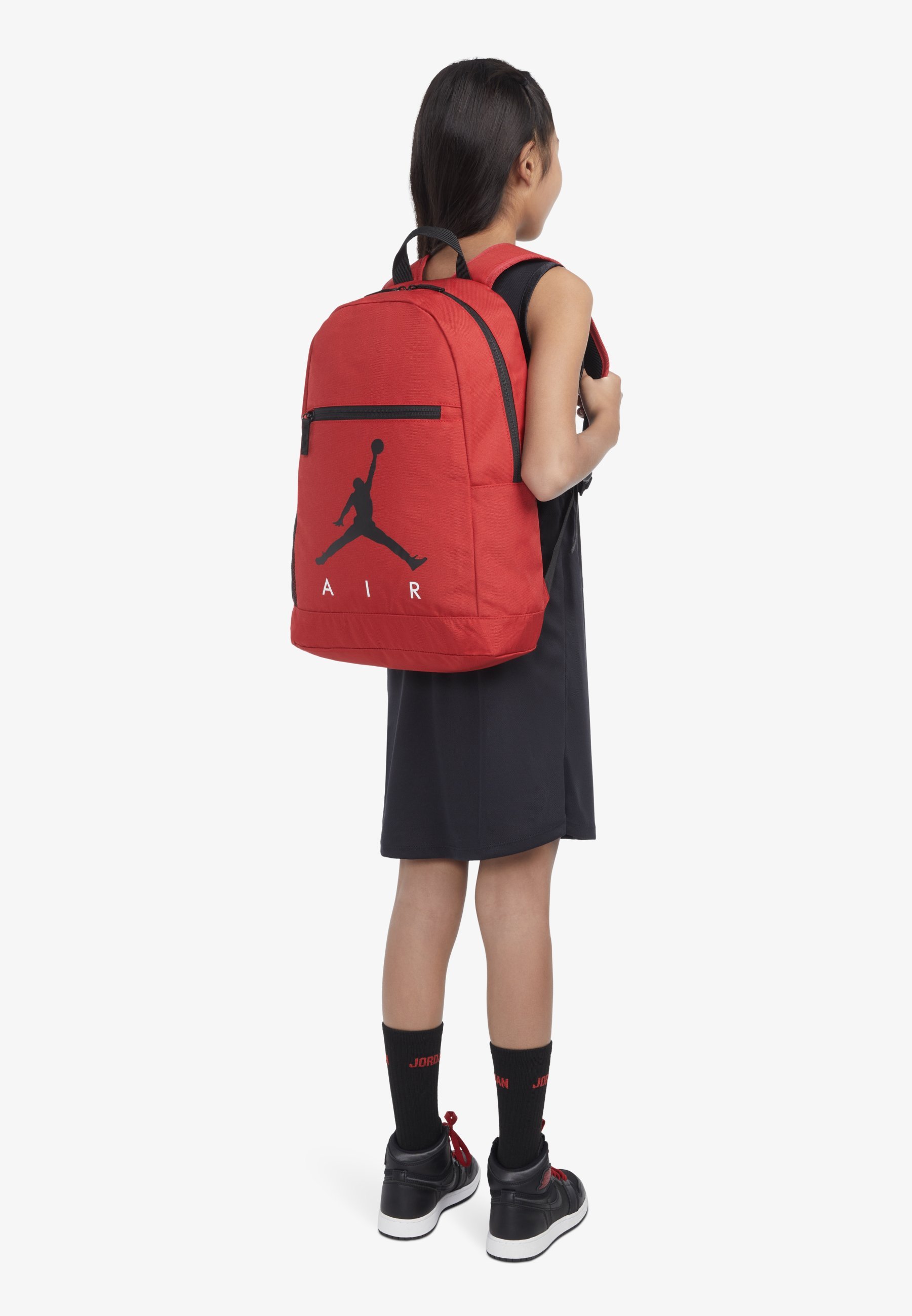 Jordan AIR SCHOOL BACKPACK UNISEX SET - Pennenbakje - gymrood