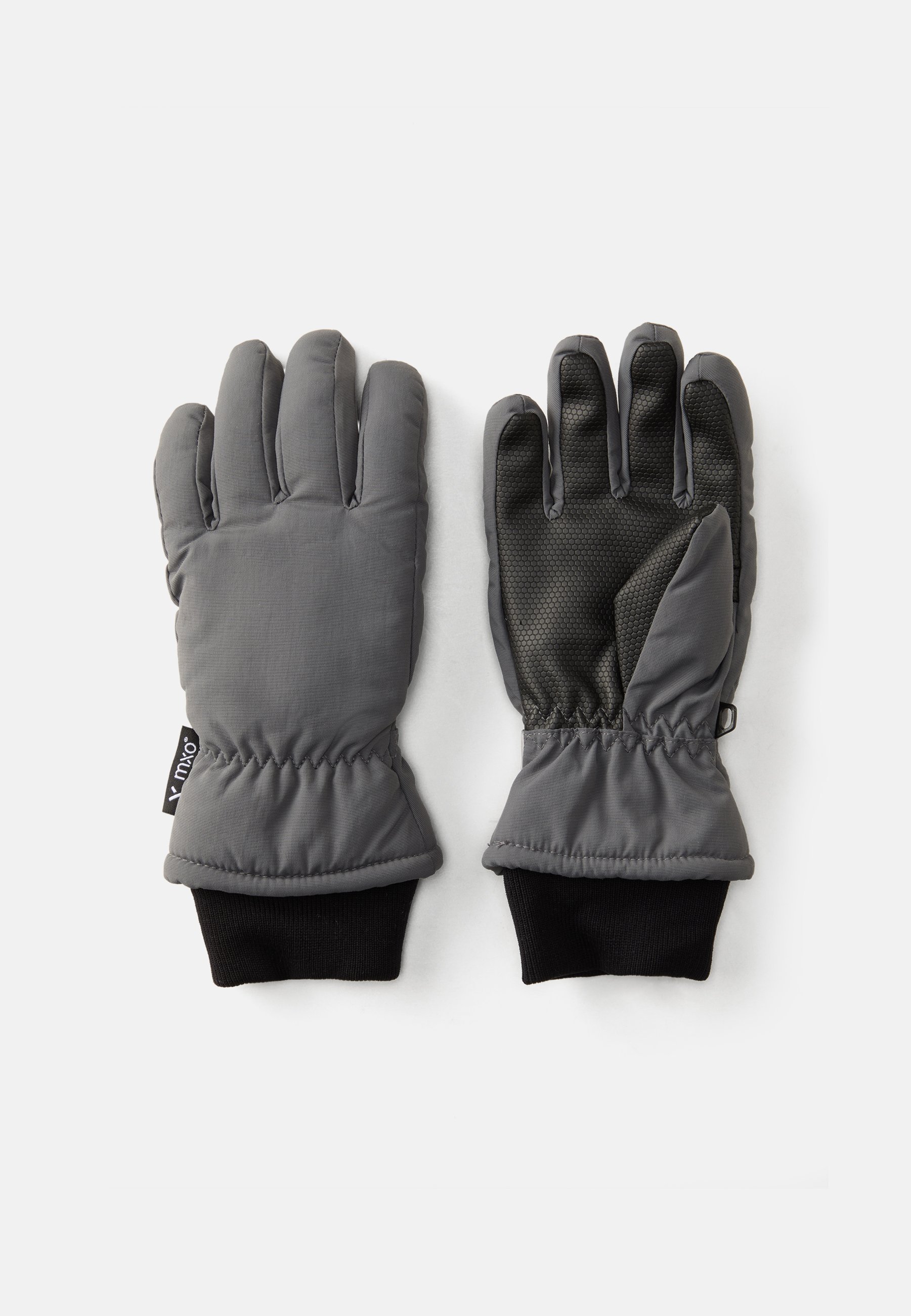 maximo Kinder-Thermo-Fingerhandschuhe mit Stulpe und Handgelenkschlaufe, Unisex - Handschuhe - anthrazit