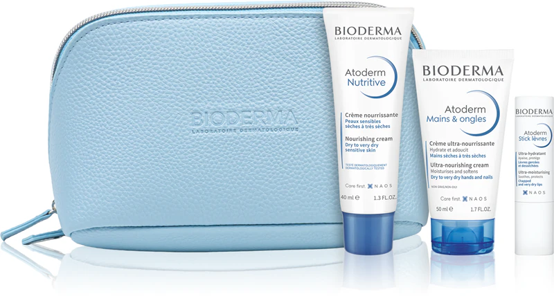 Kit de presente Bioderma Atoderm para pele seca