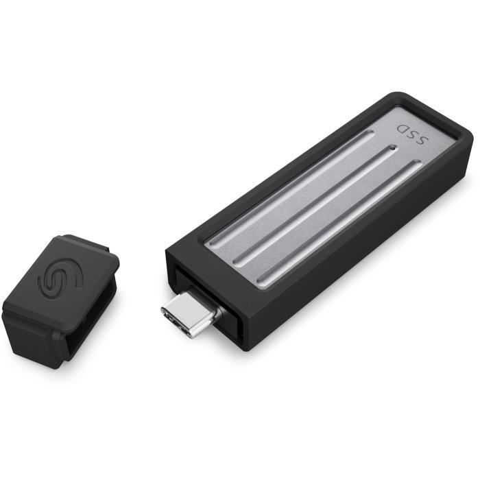 SEAGATE - STMX1000400 - SSD esterno - Ultra compatto - 1 TB - USB-C - Velocità fino a 1000 MB/s