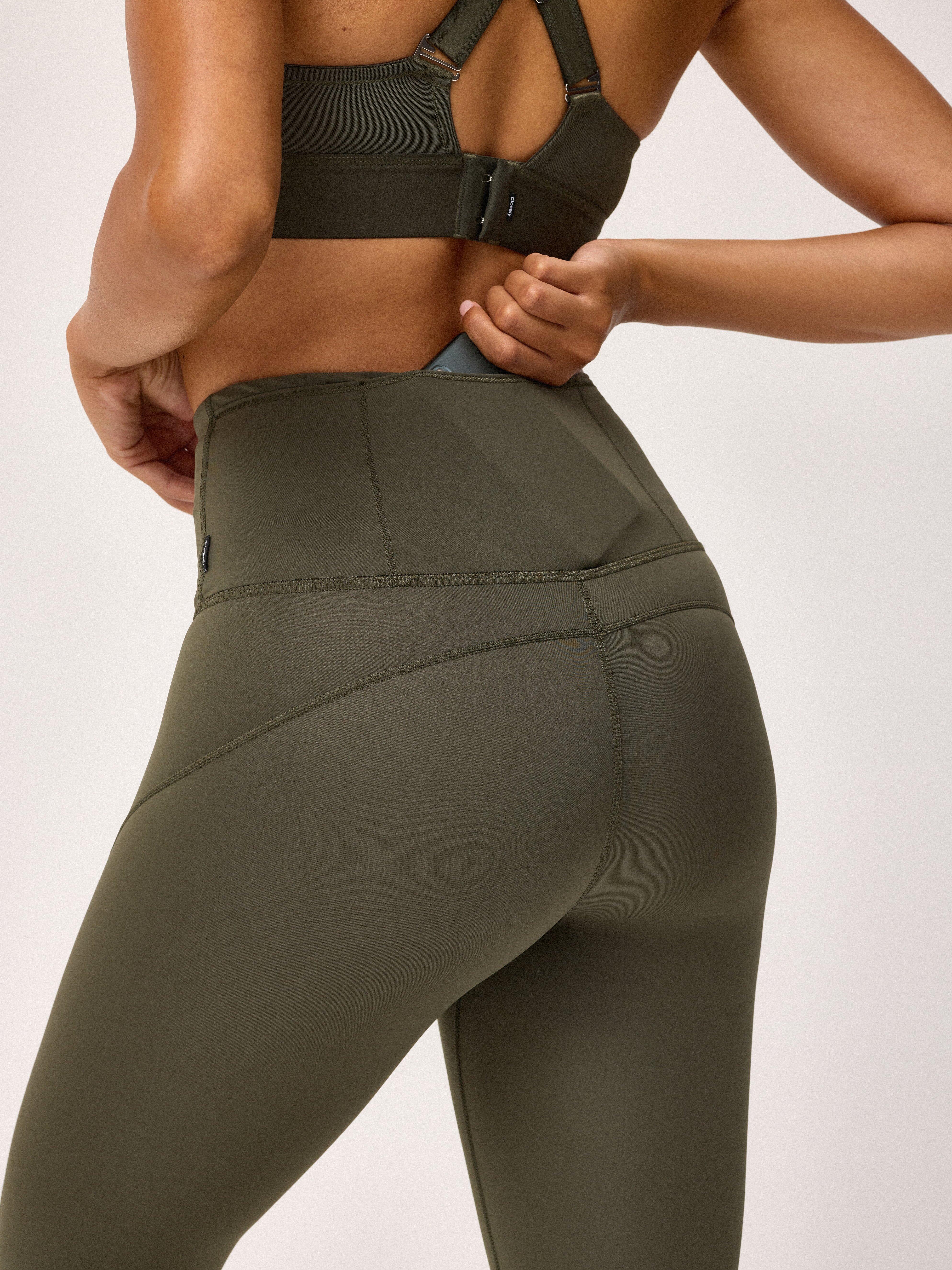 The Hug sportleggings – Mørkegrønn