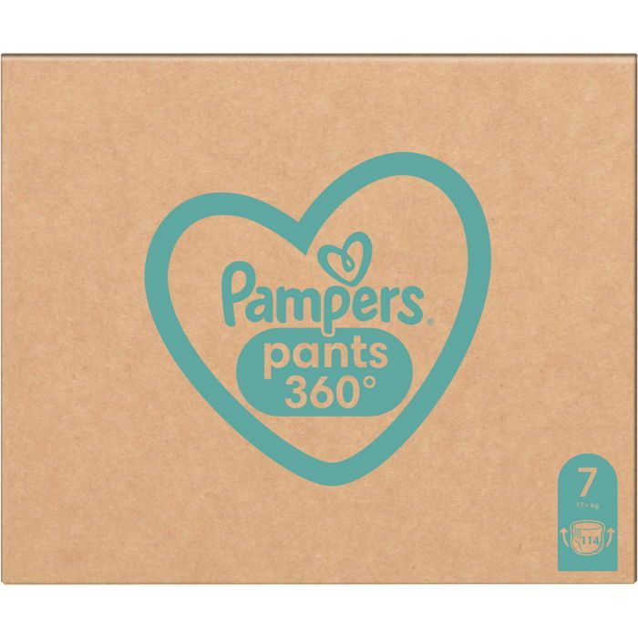 Calças PAMPERS Velor. 7 (114 ks)