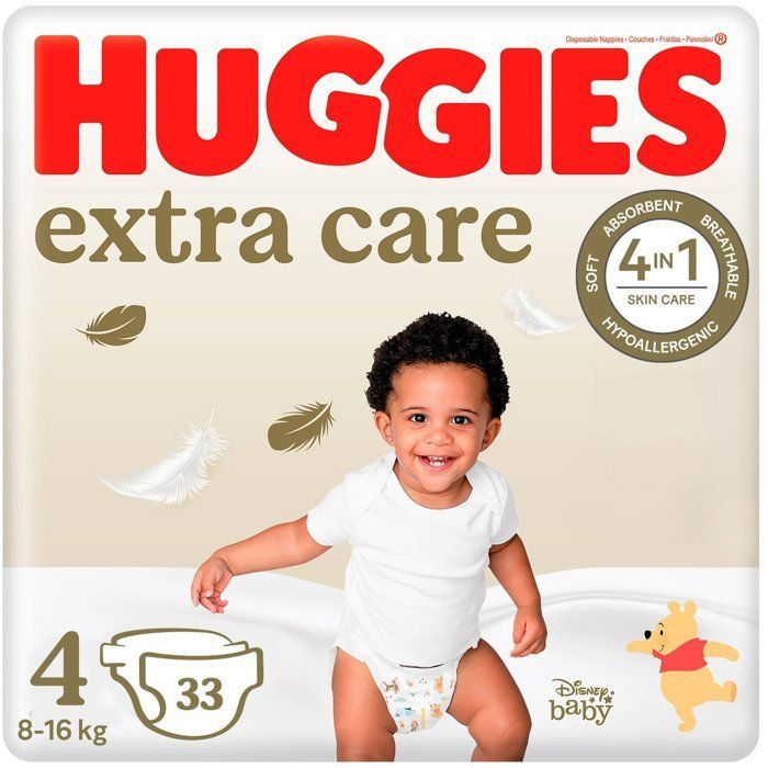 HUGGIES Extra Care vel. 4 (33 ks)