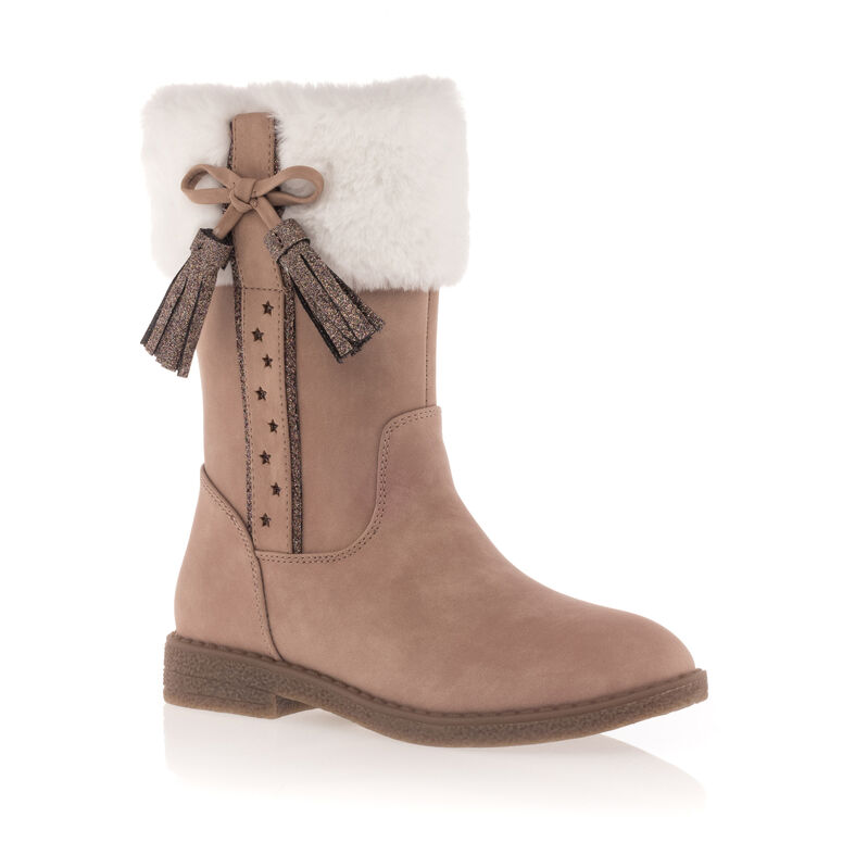 Botas rosas para niña