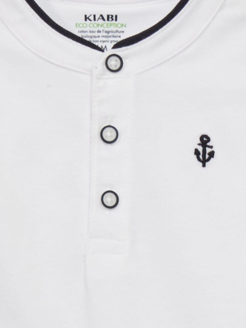 Body de malha jersey - BRANCO