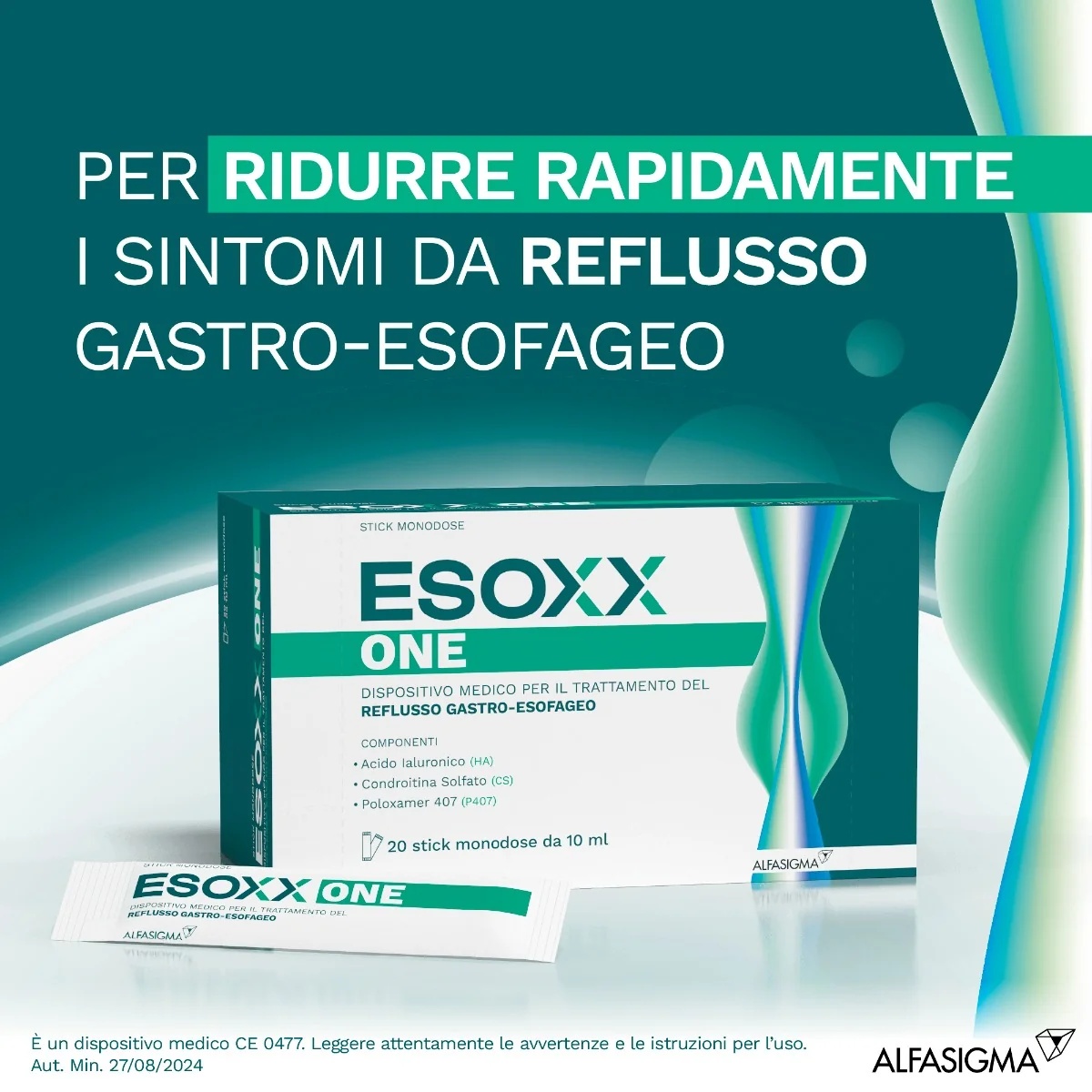 ESOXX Esoxx One 20 sachês orodispersíveis anti-refluxo