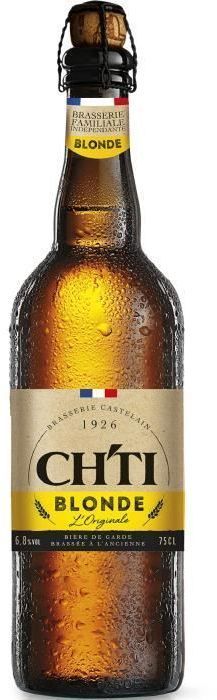 Bière blonde originale - Chti - 6.80% Vol. - 75cl x3