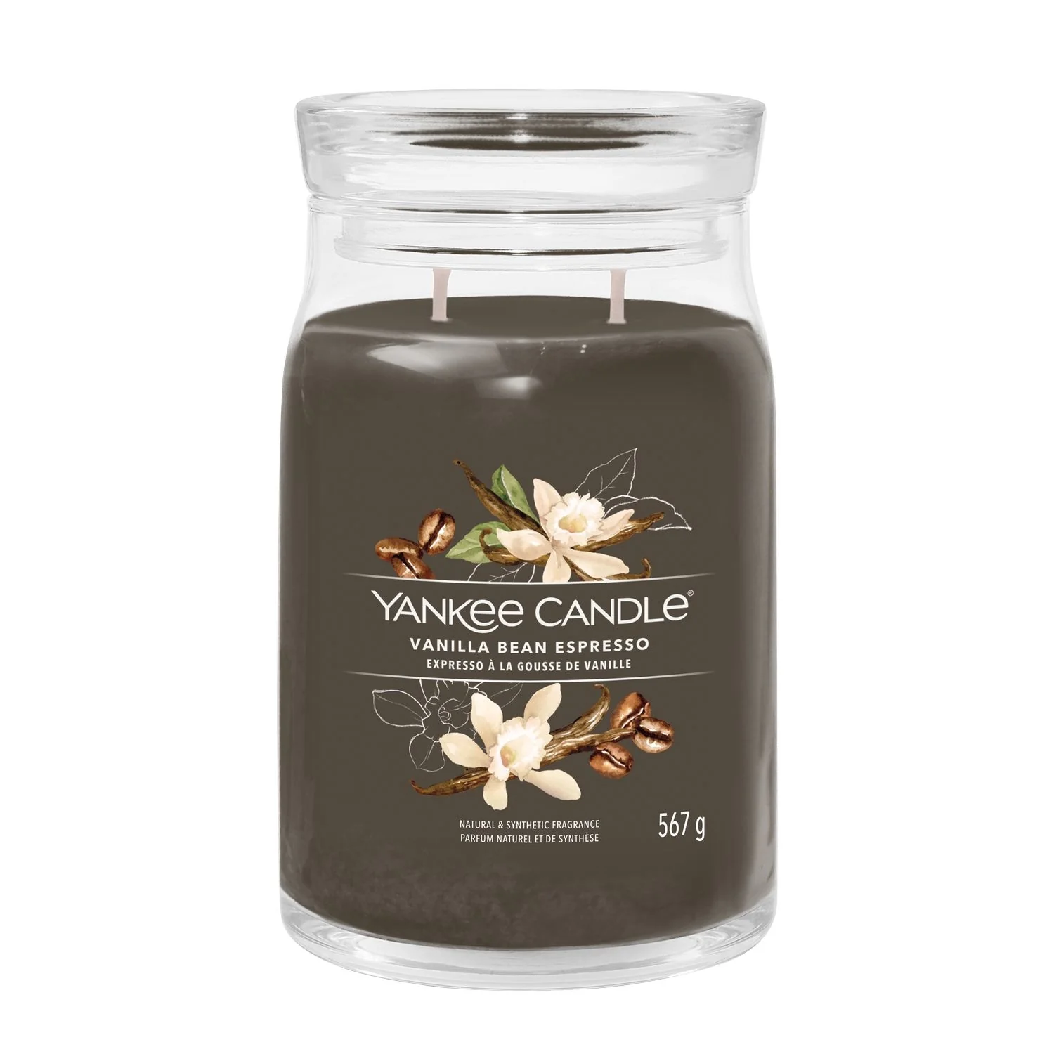 Signature Jar Candles Vanilla Bean Espresso - Candela Profumata