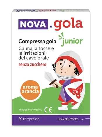 NOVA ARGENTIA Nova Gola Junior Sinaasappel 20 tabletten