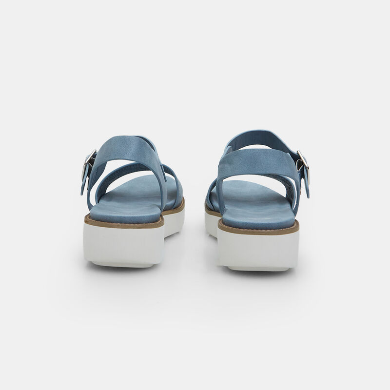 Sandalo da donna z platformą suola 4 cm