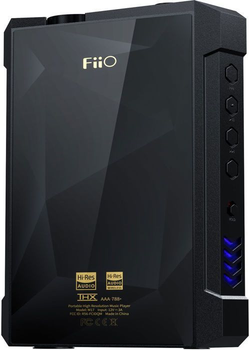 Reprodutor de música digital - FiiO - M17 - DAC ES9038Pro - Amplificação THX-AAA 788 - Android 10