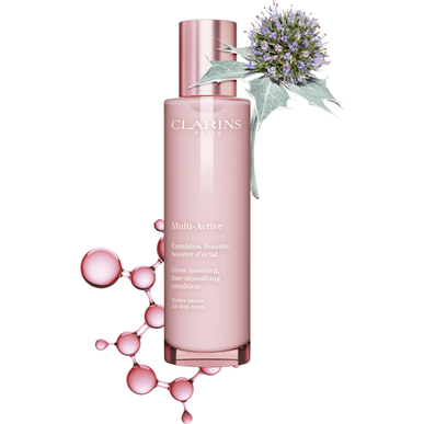 Clarins Multi-Active Glow Boosting Line-Smoothing iluminirajuća krema za lice s matirajućim efektom 100 ml