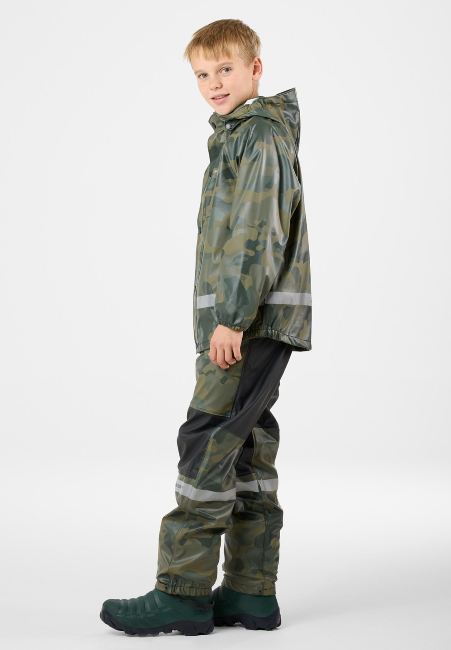 Swedemount DROP RAIN SET - Tuta antipioggia - mimetica