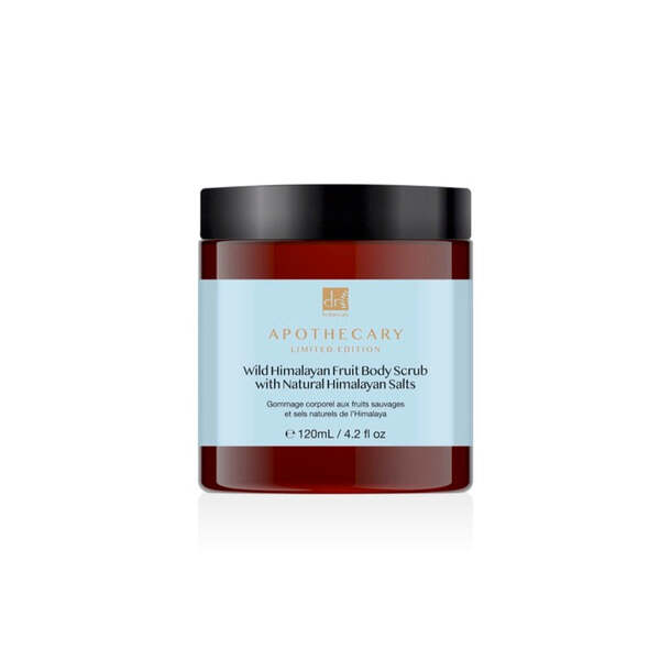 Exfoliante corporal de frutas del Himalaya con sales naturales de Dr Botanicals
