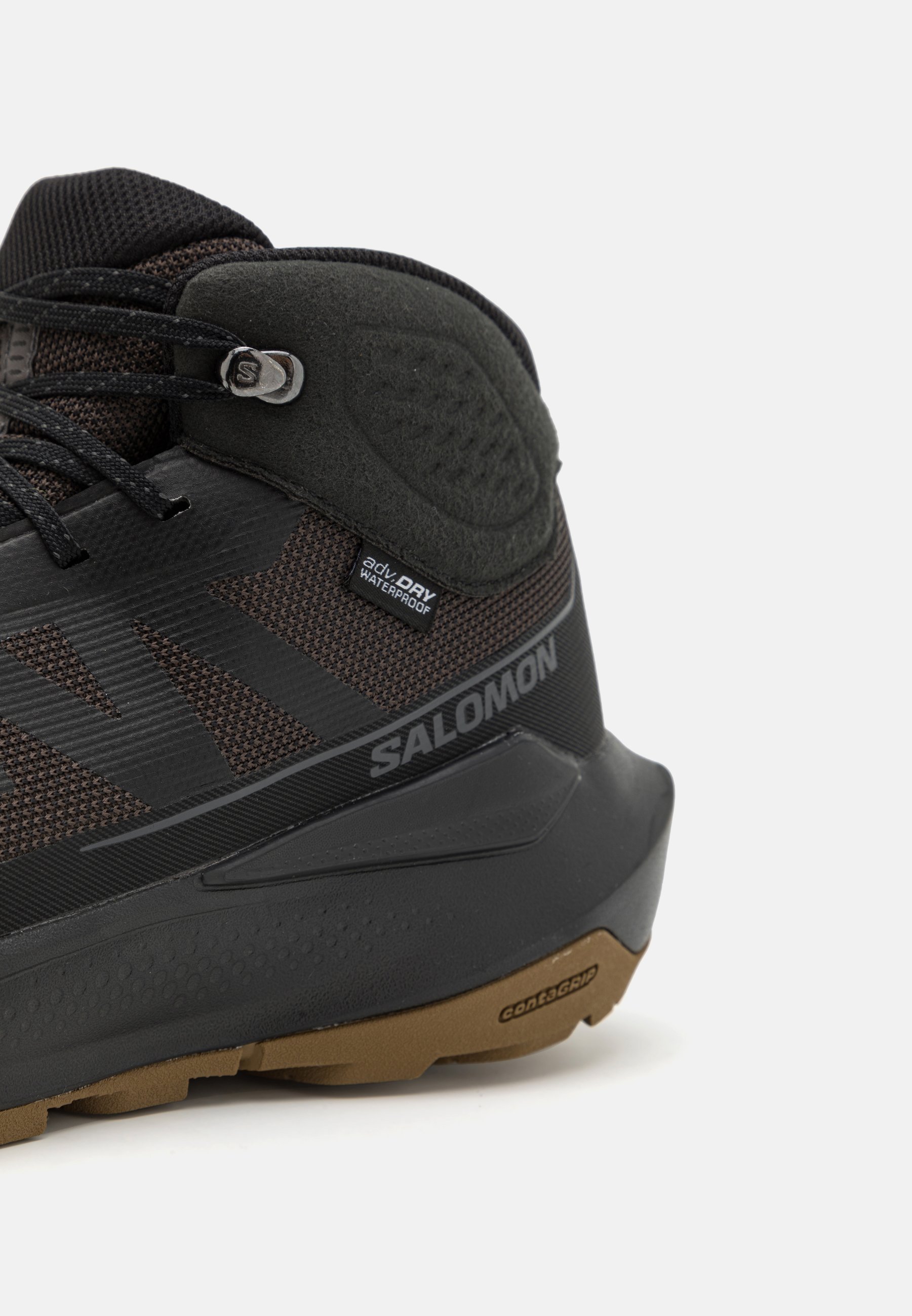 Salomon ELIXIR TOUR MID WP - Wandelschoenen - phantom/zwart/asfalt