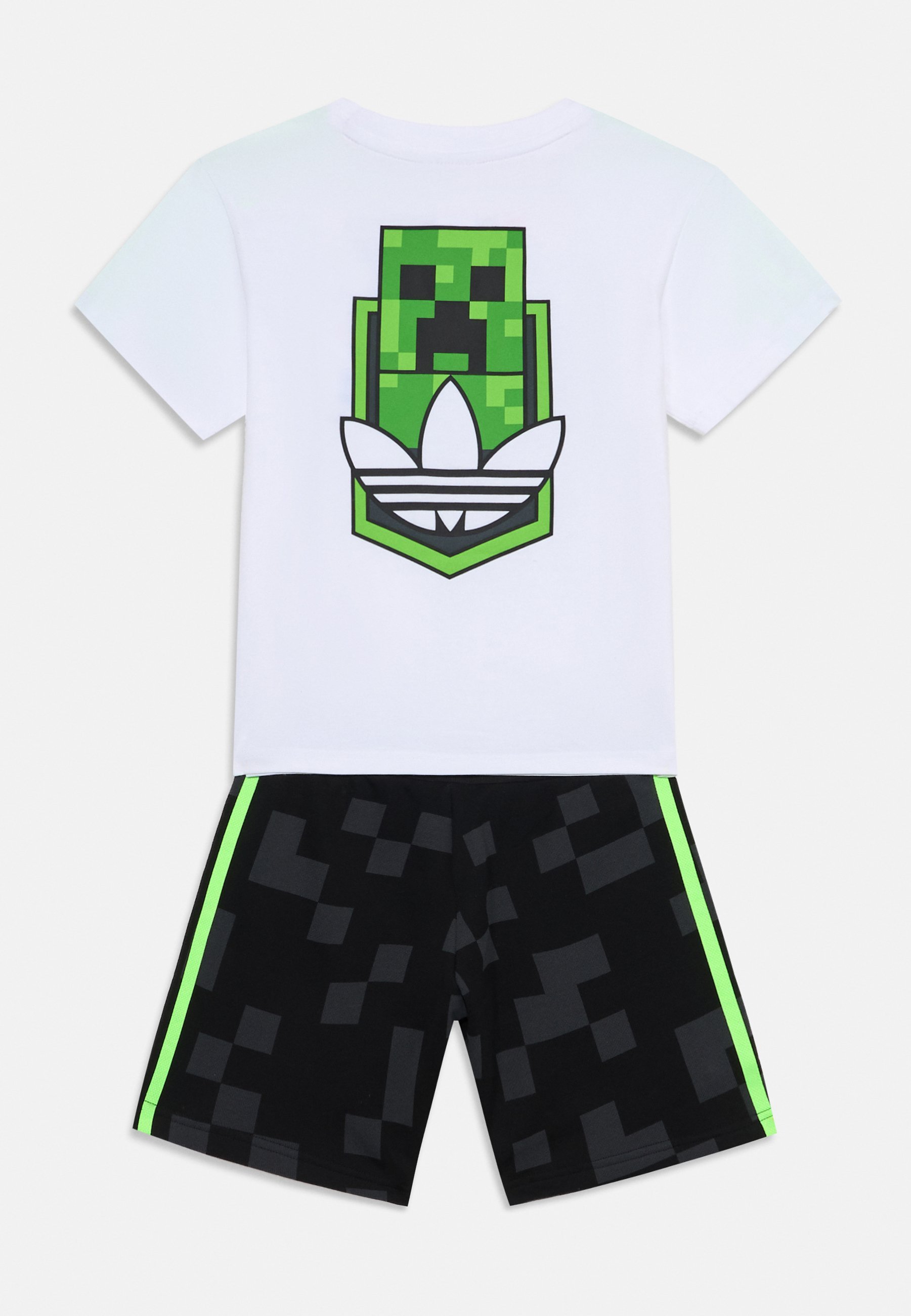 adidas Originals MINECRAFT SHORT TEE UNISEX SET - Shorts - weiß/mehrfarbig