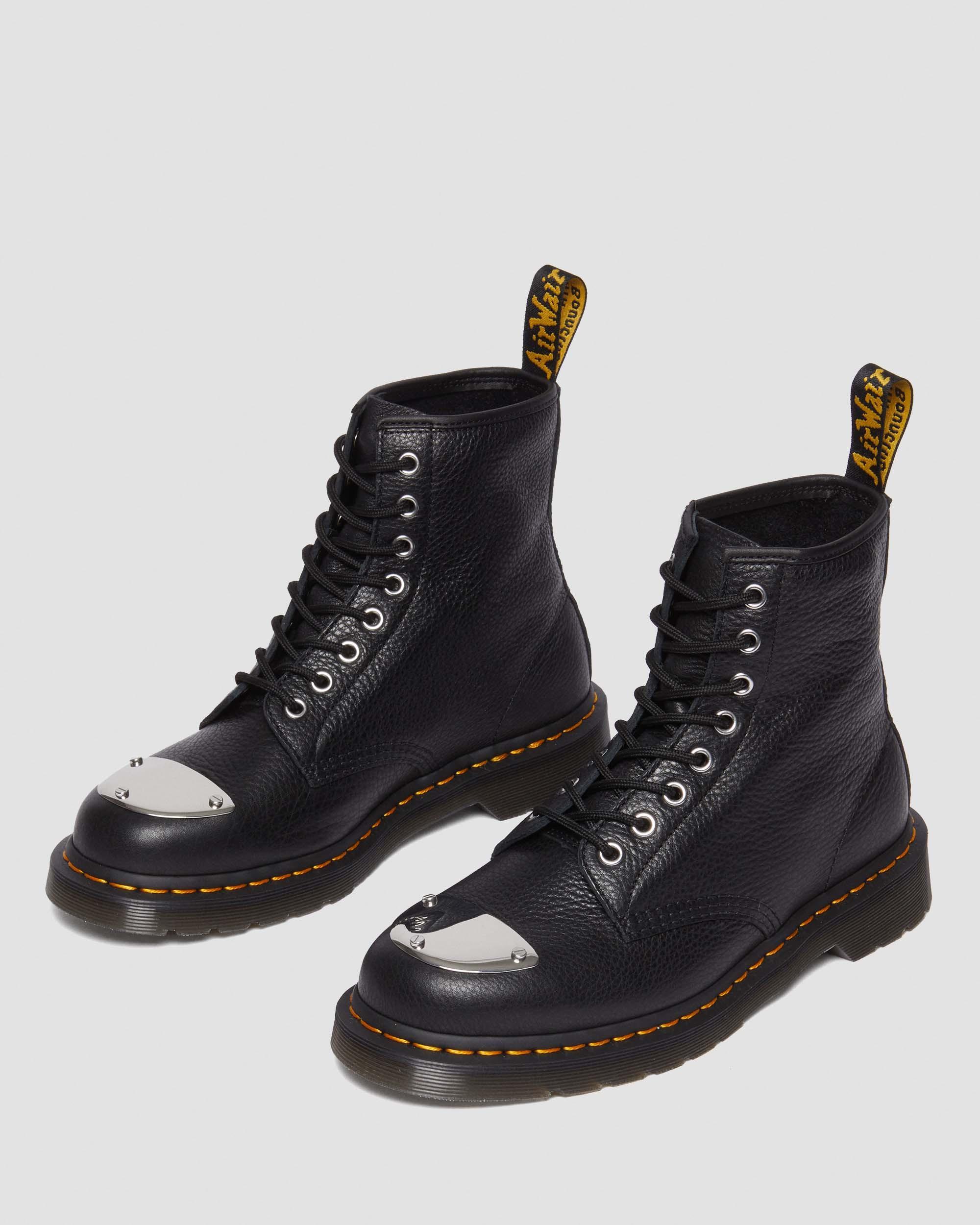 1460 Toe Plate Lunar Leather Jungle Zip Boots