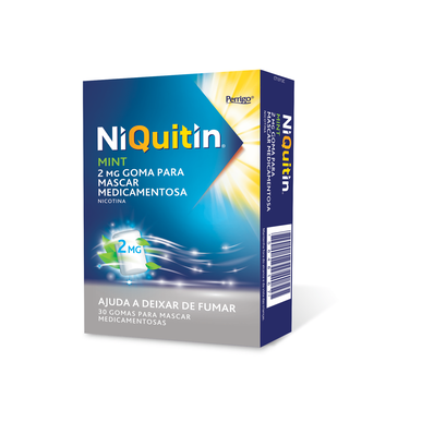 Niquitin Niquitin Fresh Mint-vingummi 2 mg 30 gummier 30 gummier