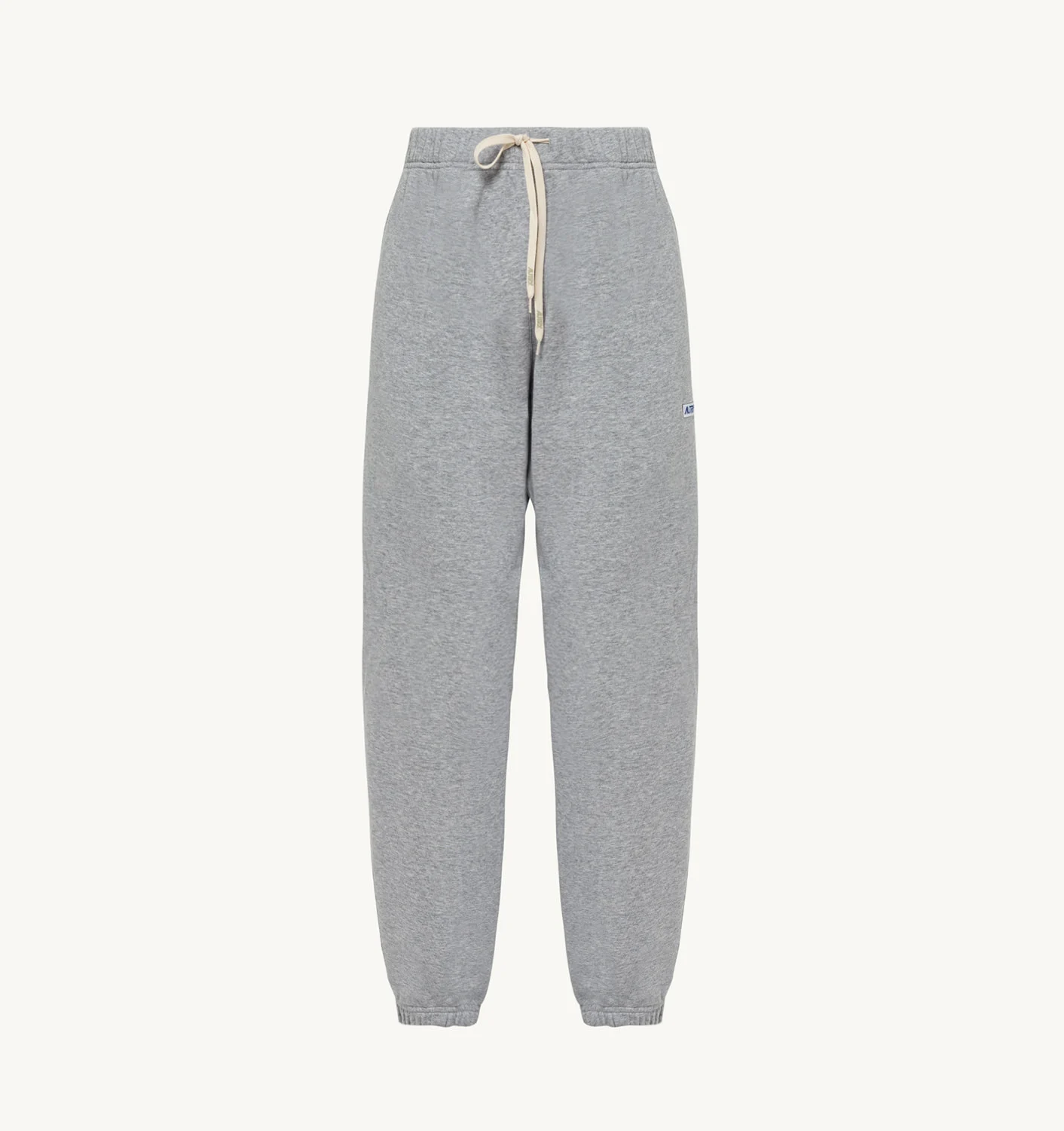 PANTALONI JOGGER DIN BUMBAC GRI MELANGE