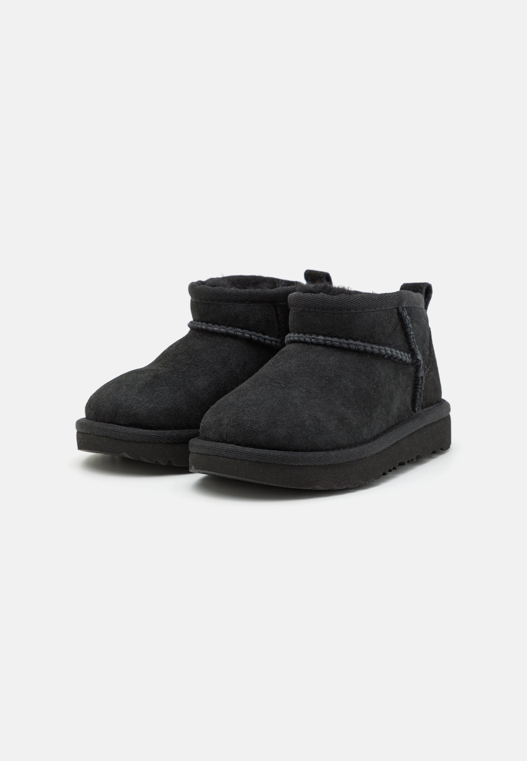 UGG CLASSIC ULTRA MINI UNISEX - Klassieke enkellaarsjes - zwart