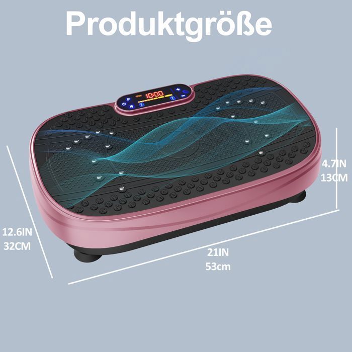 Plateforme Vibrante ,HJKJYX, 120 Niveaux, avec Télécommande,pour Le Renforcement et la Mise en Forme des Muscles