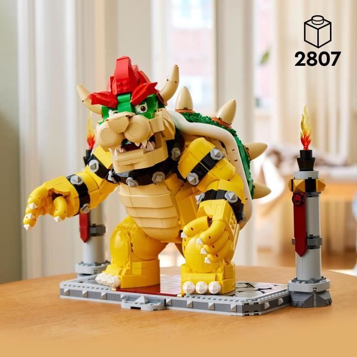 LEGO Super Mario - Mighty Bowser - Collectible Figure - Building Kit - Gift