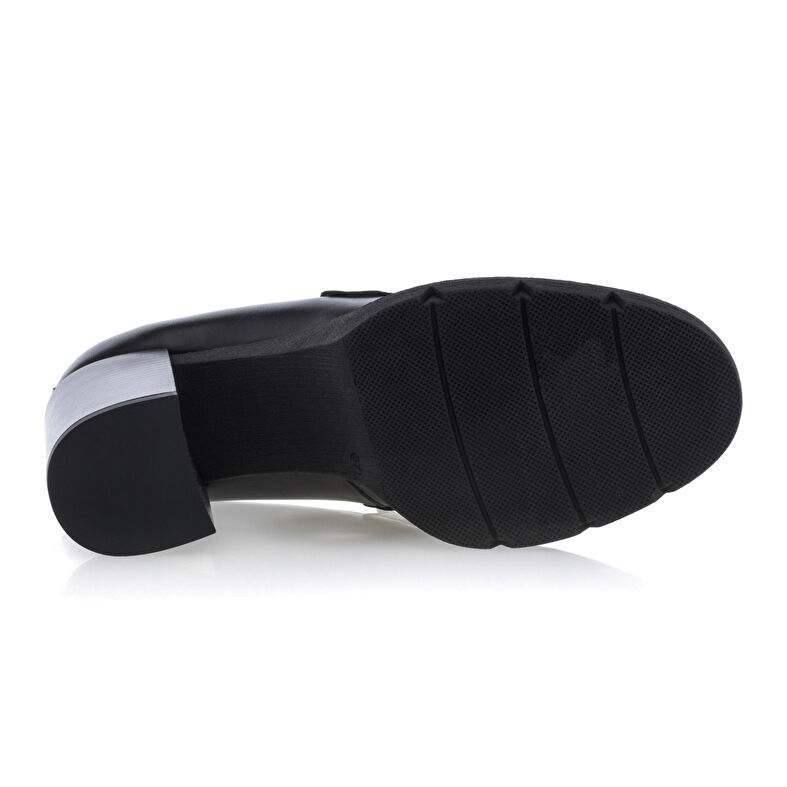 Mocasines/zapatos náuticos negros para mujer