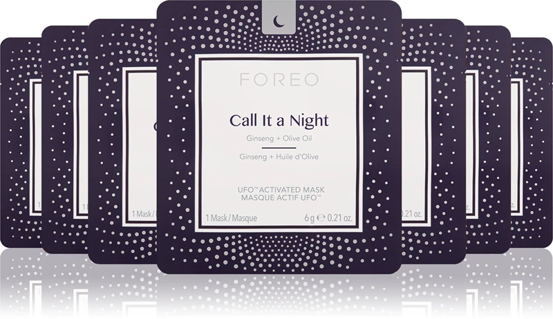 FOREO UFO™ Call It a Night é uma máscara noturna revitalizante que promove a renovação e nutrição da pele.