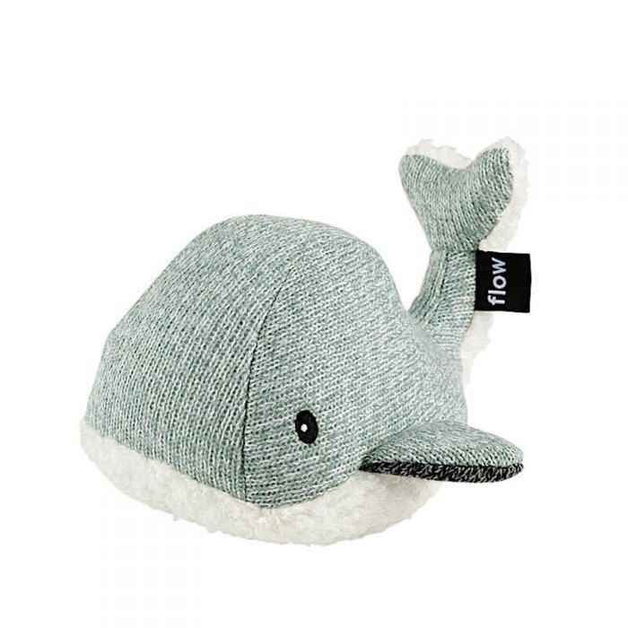 Moby the Green Whale White Noise Plush Toy - FLOW AMSTERDAM