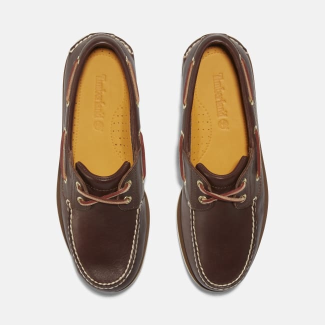 Scarpa da Barca Classic Two-Eye da Uomo in                marrone